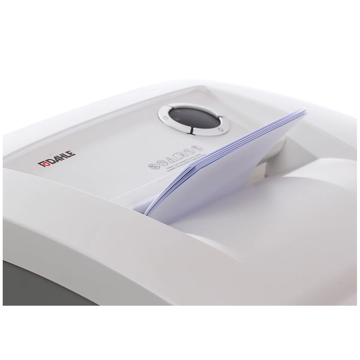 Destructeur de documents MHP 50314 Dahle, découpe de morceaux 4 x 40 mm, P4, 15-17 feuilles, avec 10 sacs pour destructeurs de documents
