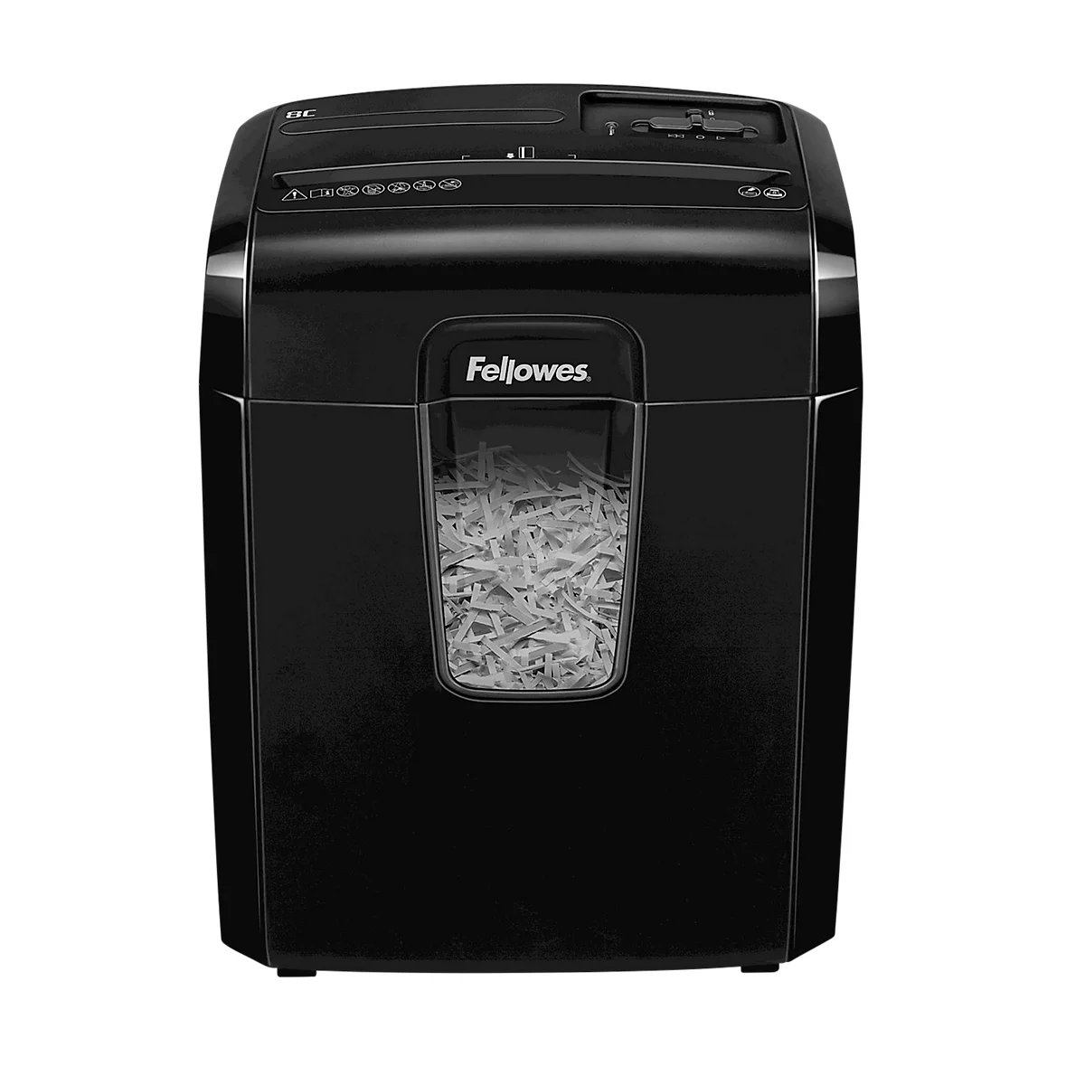 Destructeur de documents Powershred H-8C Fellowes, découpe de morceaux 4 x 35 mm, pour la maison