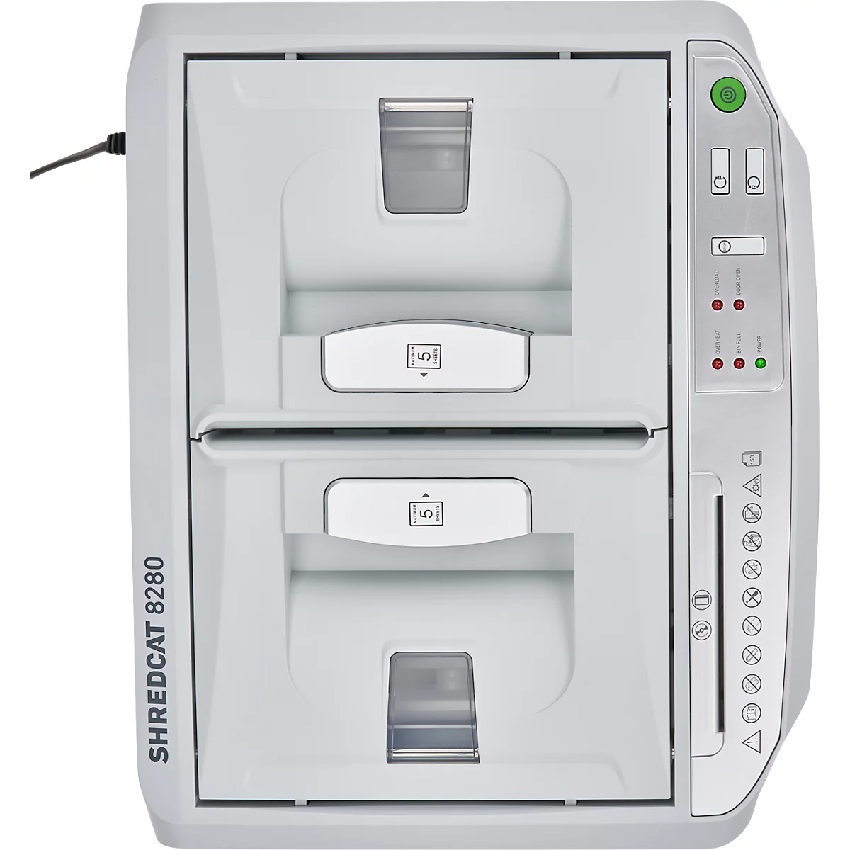 Destructora de documentos IDEAL SHREDCAT 8280 CC, Corte de partículas 4x10