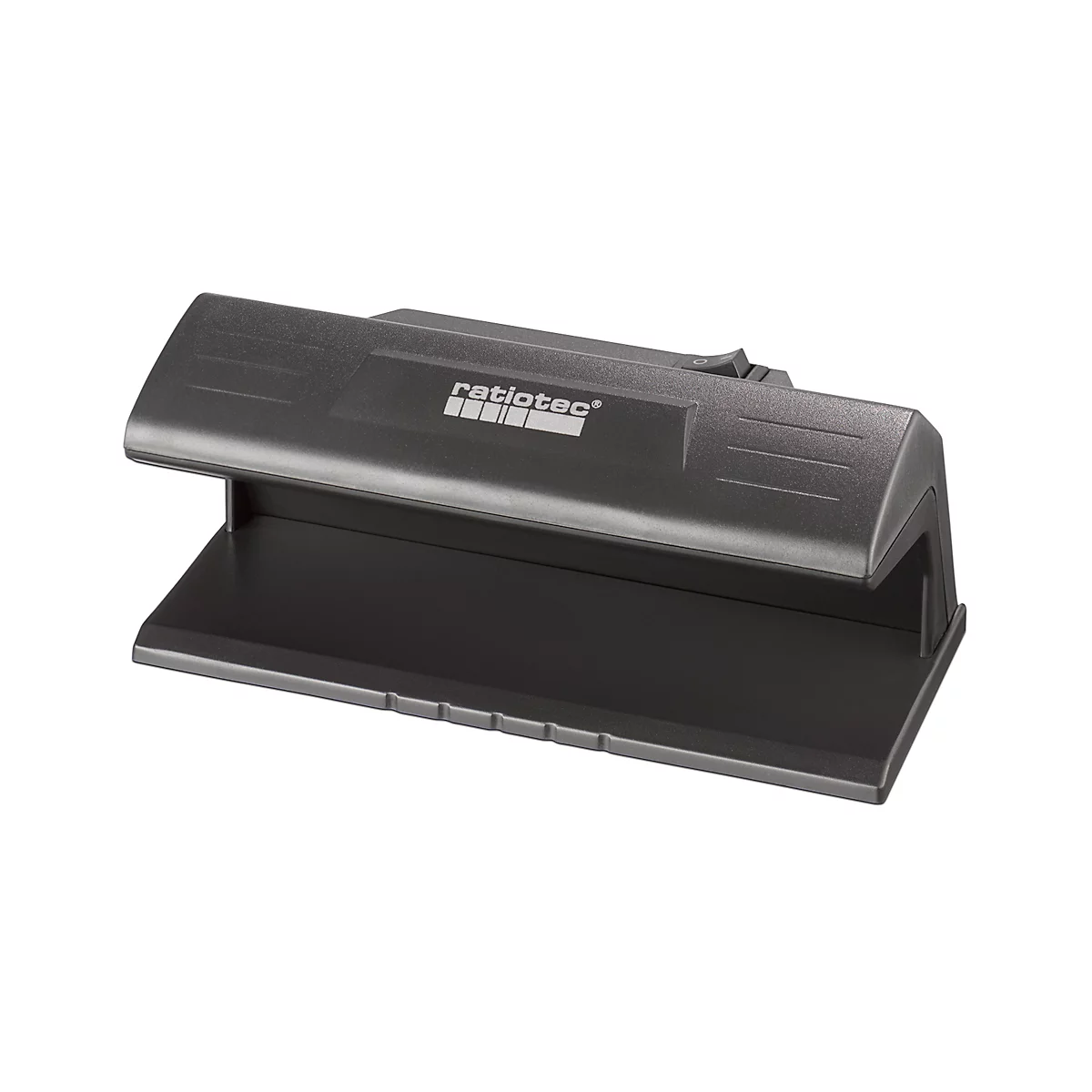 Détecteur de billets ratiotec® Soldi 120, pour toutes les monnaies, avec LED UV 3 W, L 185 x l 85 x H 79 mm, noir