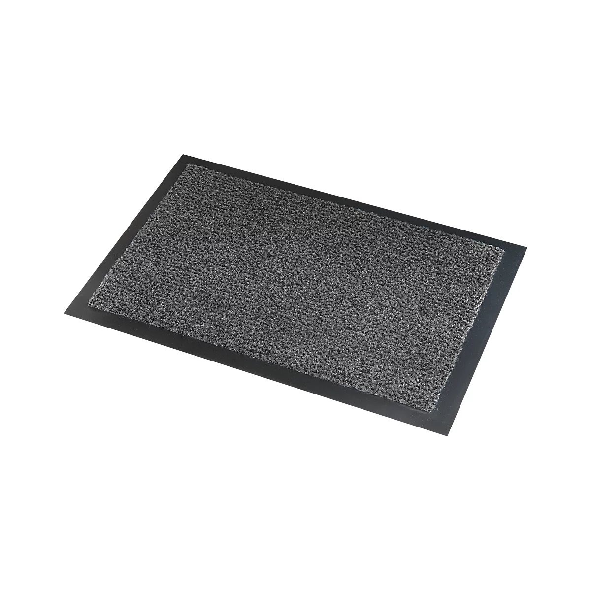 Deurmat Savane, met borsteleffect, B 1200 x L 2400 mm, wasbaar, grijs