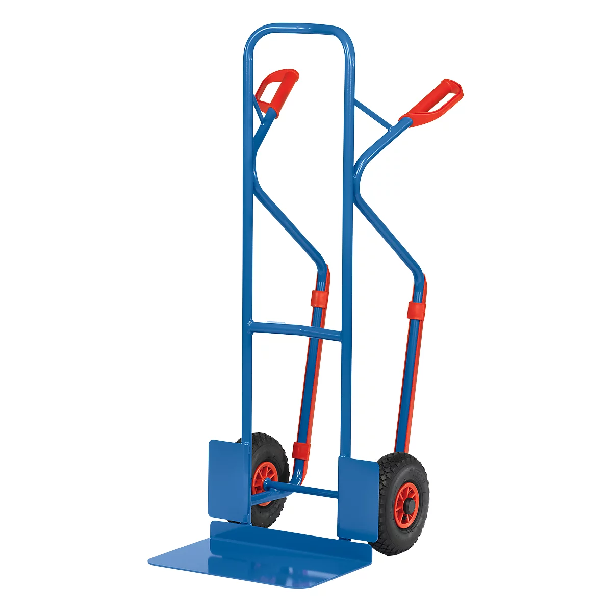 Diable avec grande bavette Fetra, capacité de charge 300 kg, , pneus gonflables