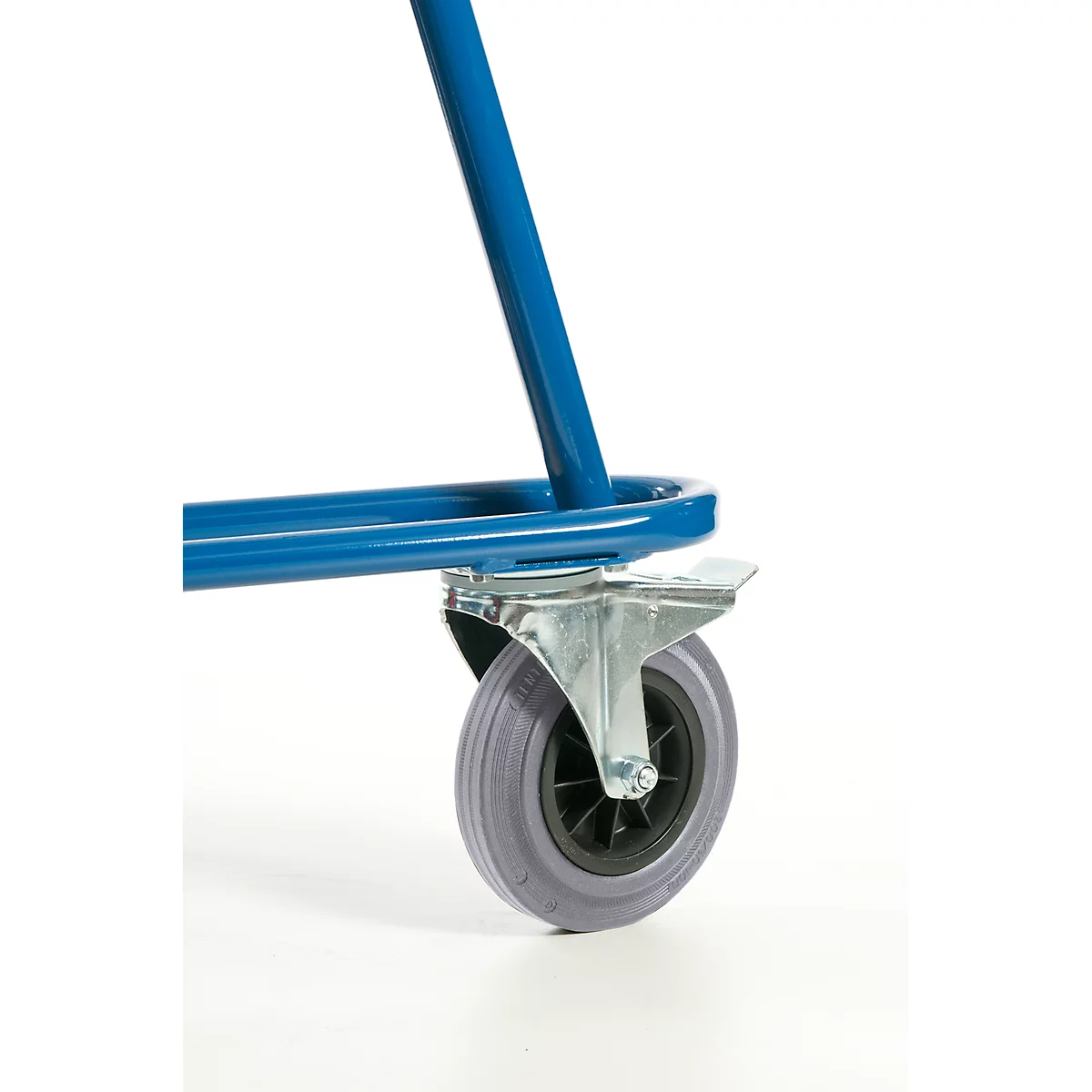 Diable pour bouteilles en acier, avec roue porteuse, pneumatiques gonflables
