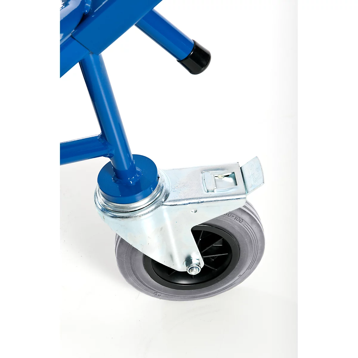 Diable pour fût avec roue porteuse, capacité de charge 250 kg, 1600 x 700 mm, roues gonflables
