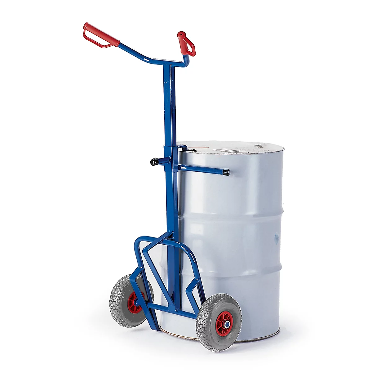 Diable pour le transport de fût, 1600 x 700 mm, roues gonflables