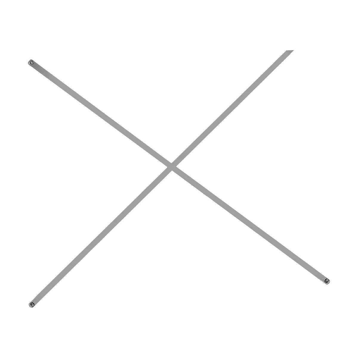 Diagonaalkruis voor basis- en aanbouwstelling, passend voor stellingbreedte 1200 mm