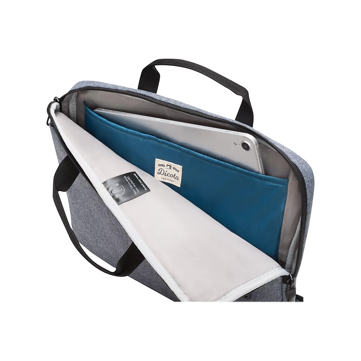 DICOTA Eco Motion - Notebook-Tasche - 33.8 cm - 12' - 13.3' - Denim Blue