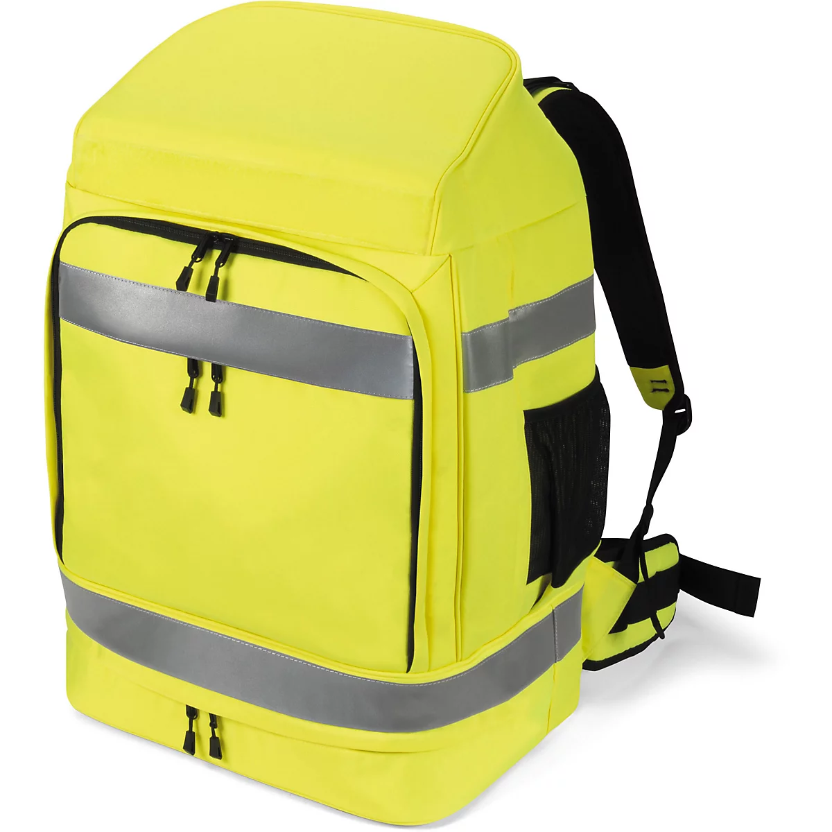 Dicota Hi-Vis - Rucksack - 65 Liter - 600D RPET, Thermoplastisches Polyurethan (TPU)