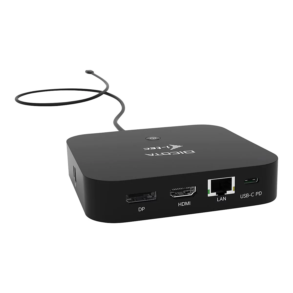 DICOTA i-tec - Dockingstation - USB-C - DP, HDMI - 1GbE - 112 Watt