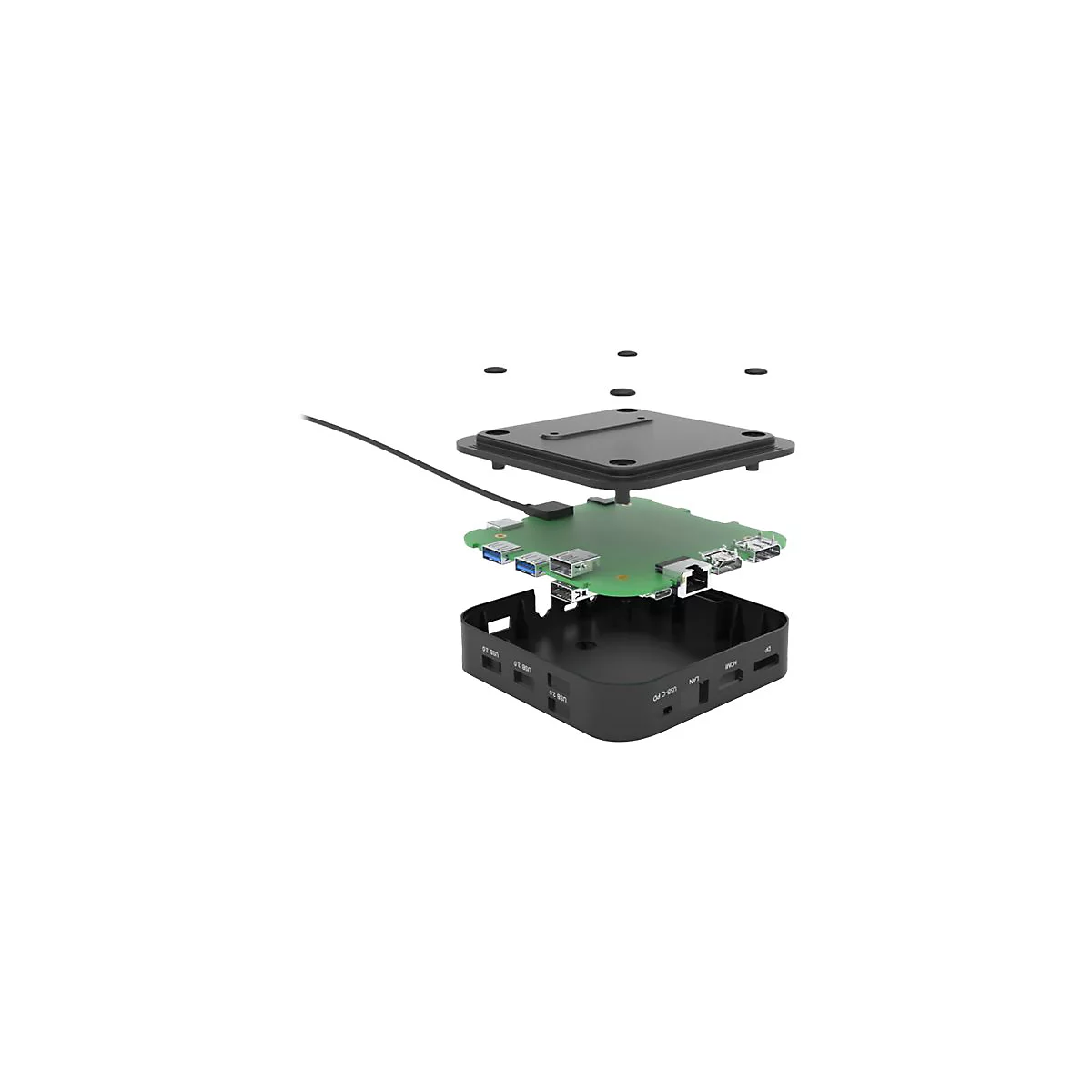 DICOTA i-tec - Dockingstation - USB-C - DP, HDMI - 1GbE - 112 Watt