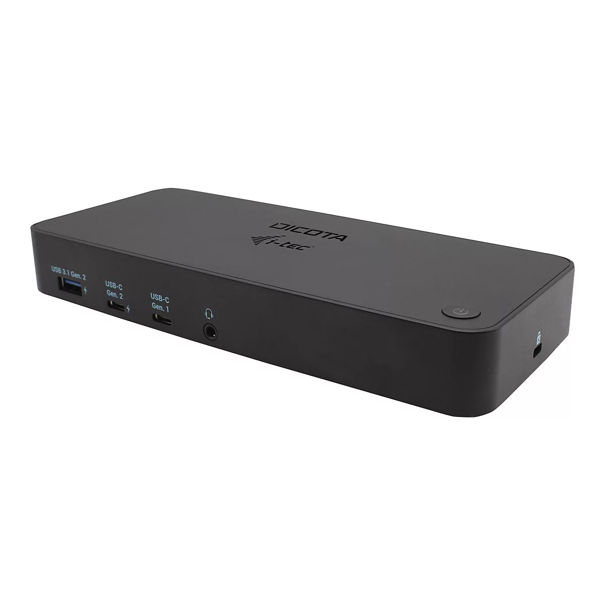 DICOTA i-tec - Dockingstation - USB-C - HDMI, DP - 1GbE - 96 Watt