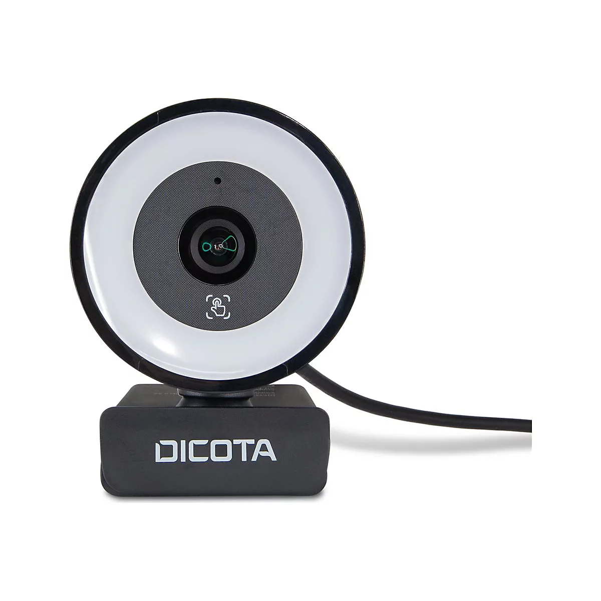 DICOTA Ringlight - Webcam - Farbe - 5 MP - 2592 x 1944 - Audio