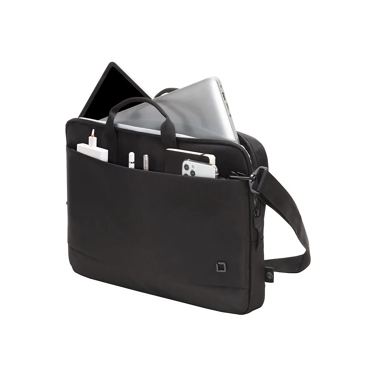 DICOTA Slim Eco MOTION - Notebook-Tasche - 33.8 cm - 12' - 13.3' - Schwarz