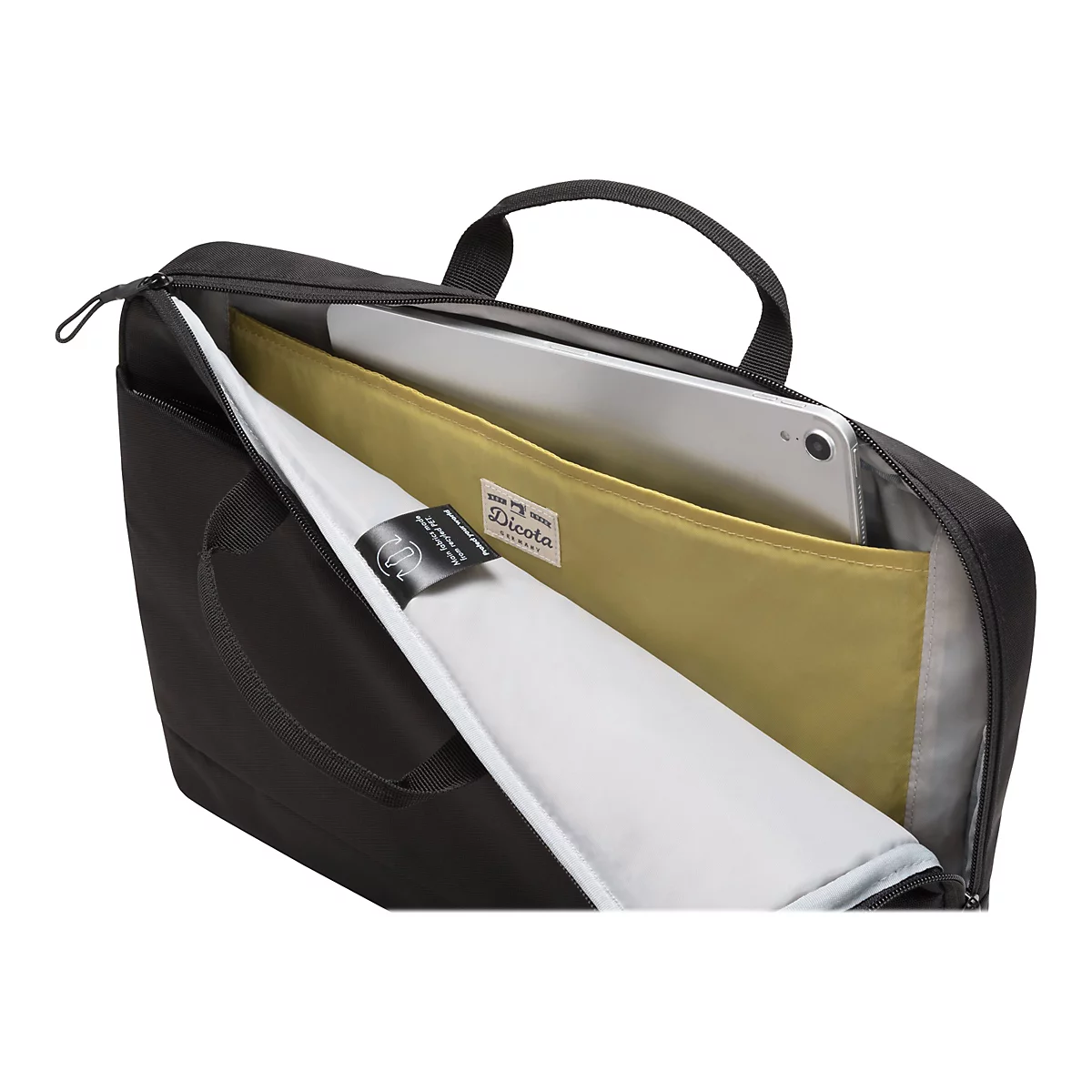 DICOTA Slim Eco MOTION - Notebook-Tasche - 33.8 cm - 12' - 13.3' - Schwarz