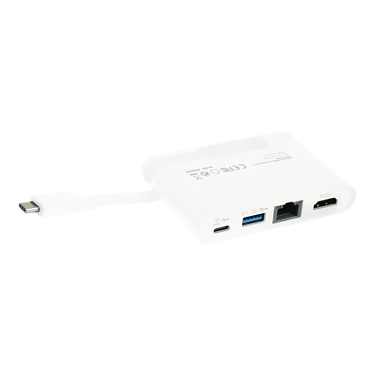 DICOTA USB-C Portable Docking 4-in-1 with HDMI - station d'accueil - USB-C - HDMI