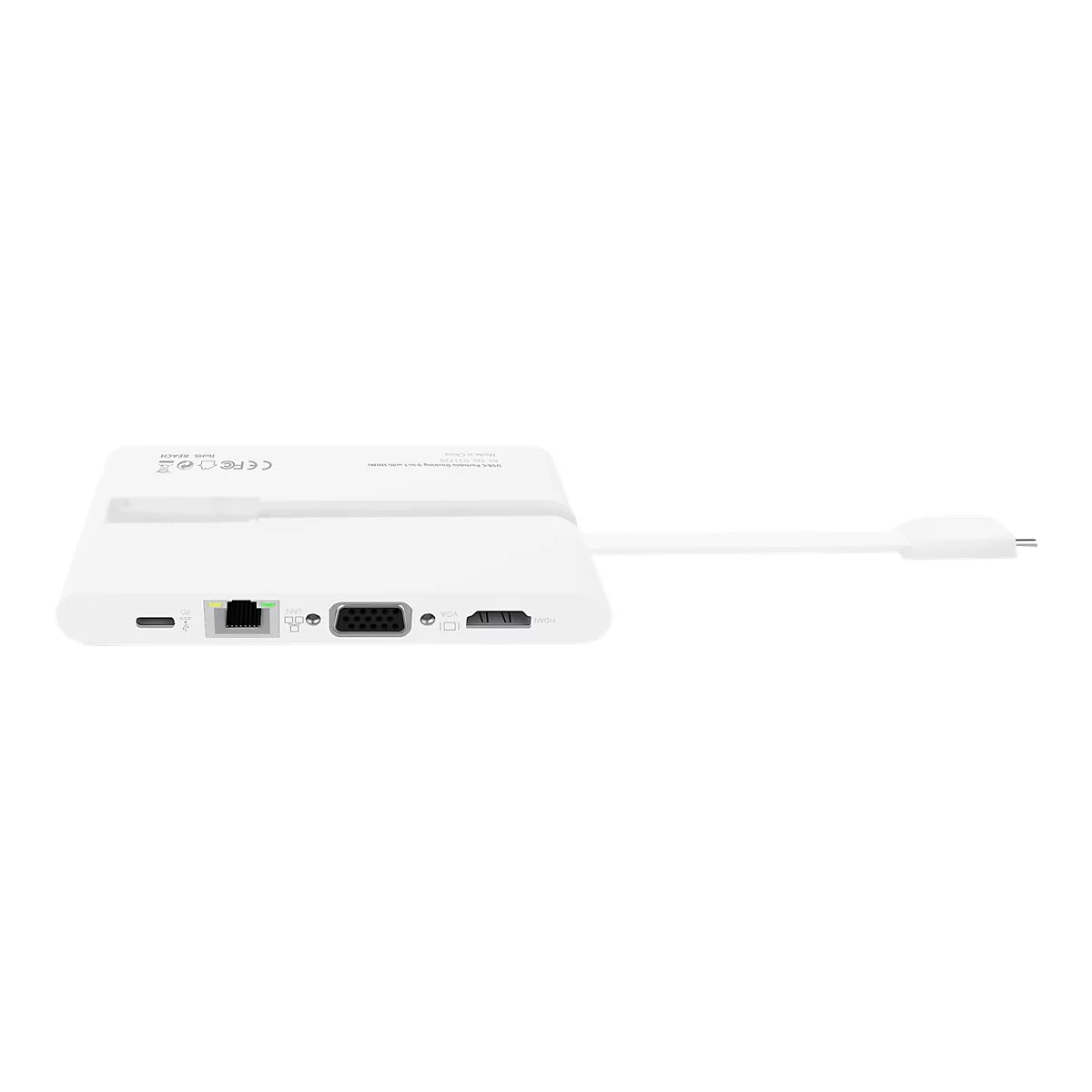 DICOTA USB-C Portable Docking 9-in-1 with HDMI - station d'accueil - USB-C - VGA, HDMI