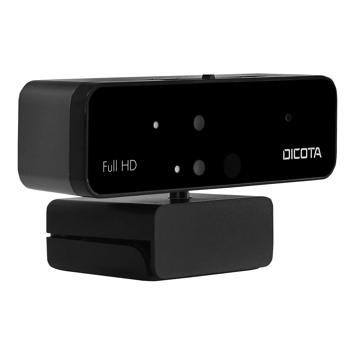 DICOTA Webcam PRO Face Recognition - Webcam - Farbe - 1920 x 1080 - 1080p - Audio