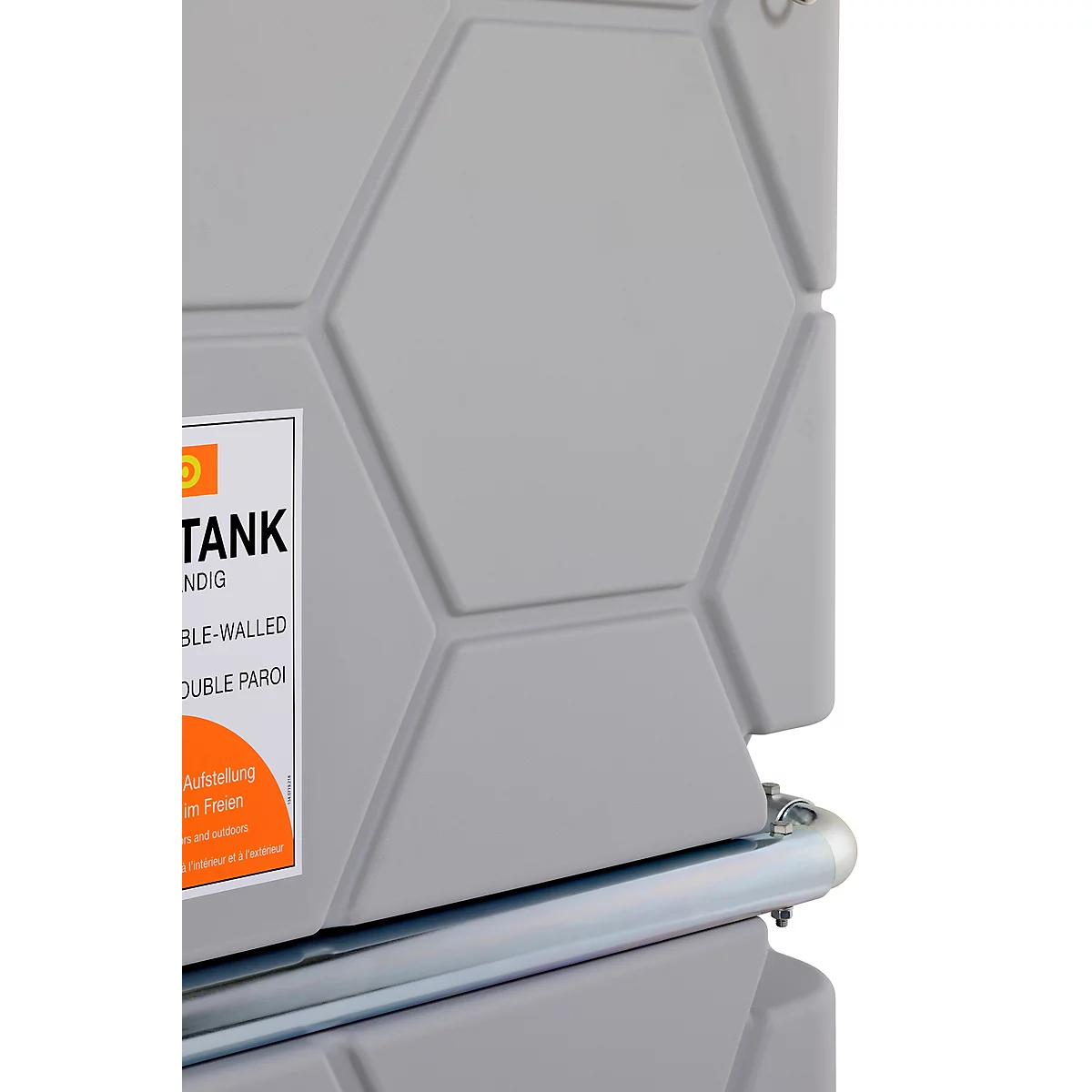 Dieselteltank CEMO CUBE Indoor Basic, 1500 l inhoud, 230 V elektrische pomp, B 1200 x D 1150 x H 1740 mm