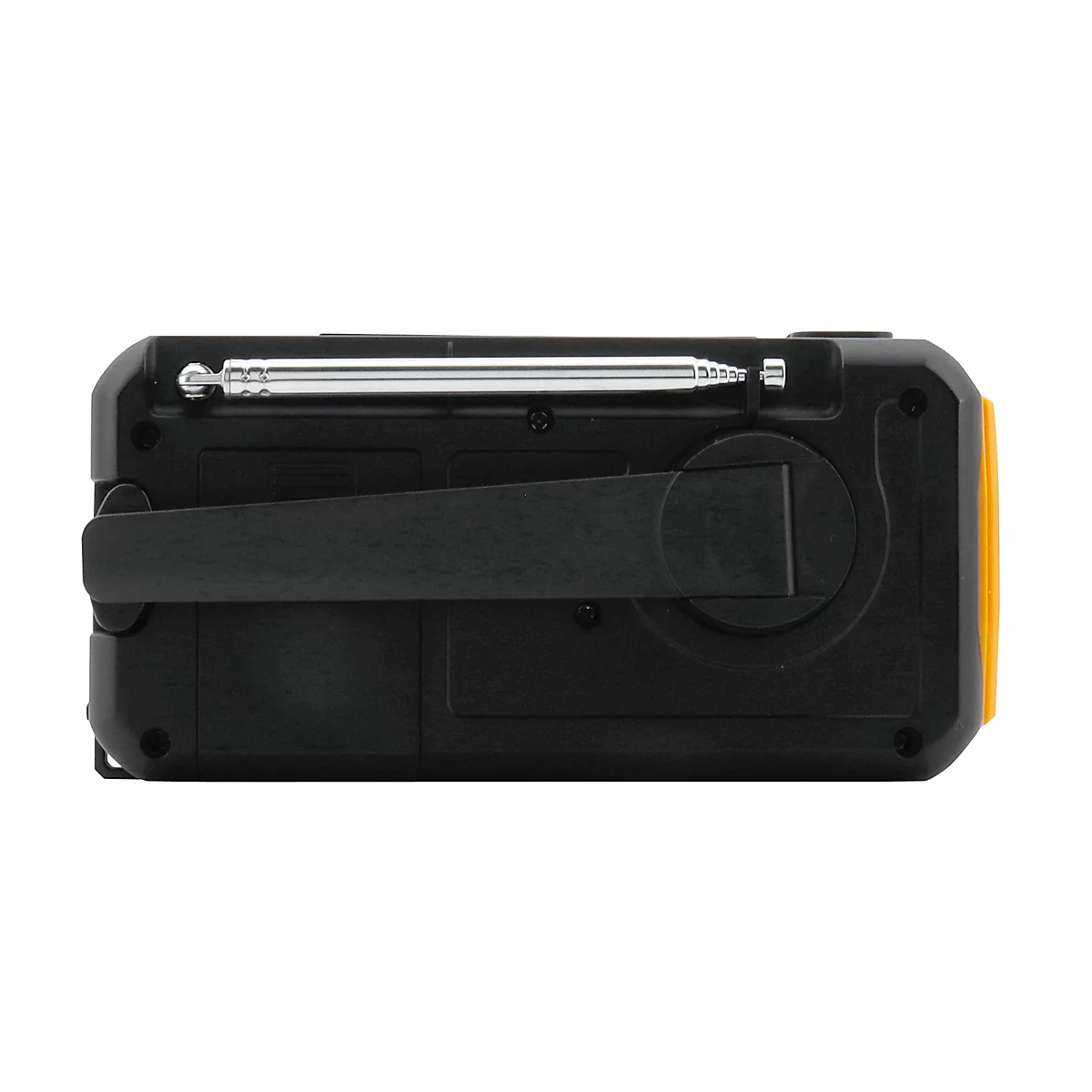Digitale radio Soundmaster DAB1120R, DAB+/UKW-PLL, Li-Ion accu, zonnepaneel/dynamo, LED-verlichting, B 153 x D 55 x H 75 mm, oranje
