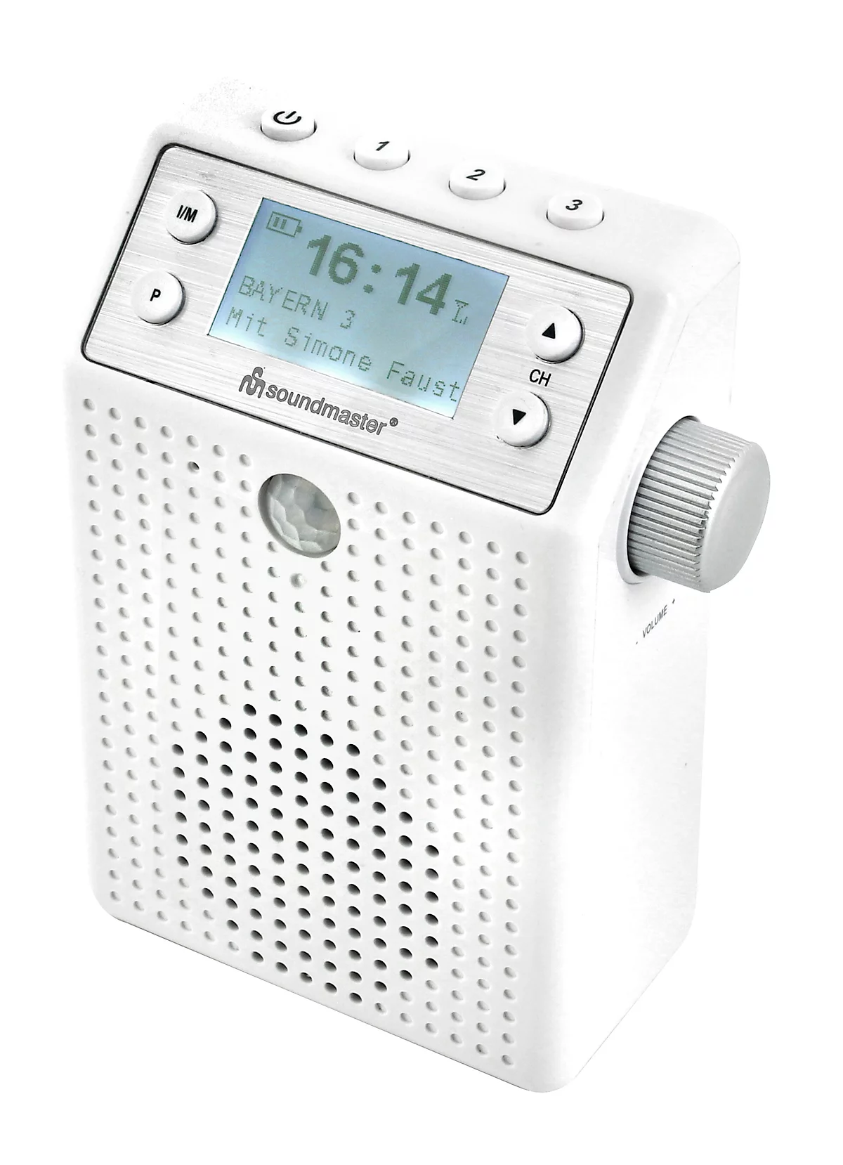Digitalradio Soundmaster® DAB60WE, DAB+/UKW, 3 je 20 Stationstasten Bluetooth/USB, Steckdose/Akku, & weiß Shop Festsenderspeicher, W, kaufen | günstig 3 Schäfer Bewegungssensor