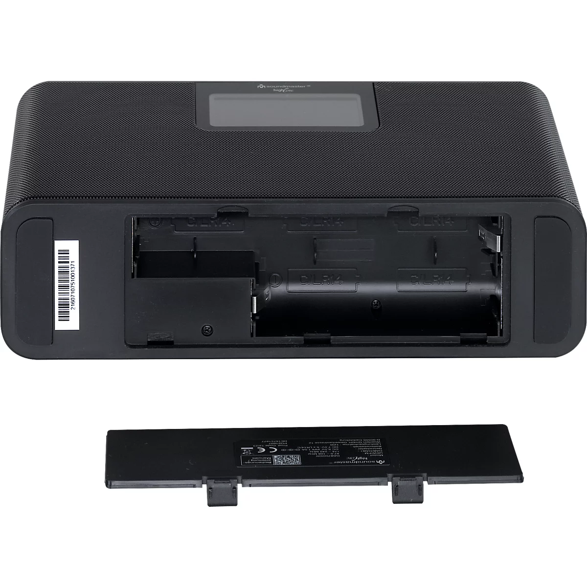 Digitalradio Soundmaster® DAB700SW, DAB+/UKW, Bluetooth/USB/Micro-SD, 3 Speichertasten & je 30 Festsenderspeicher, 2 x 6 W, Kopfhörerbuchse, schwarz