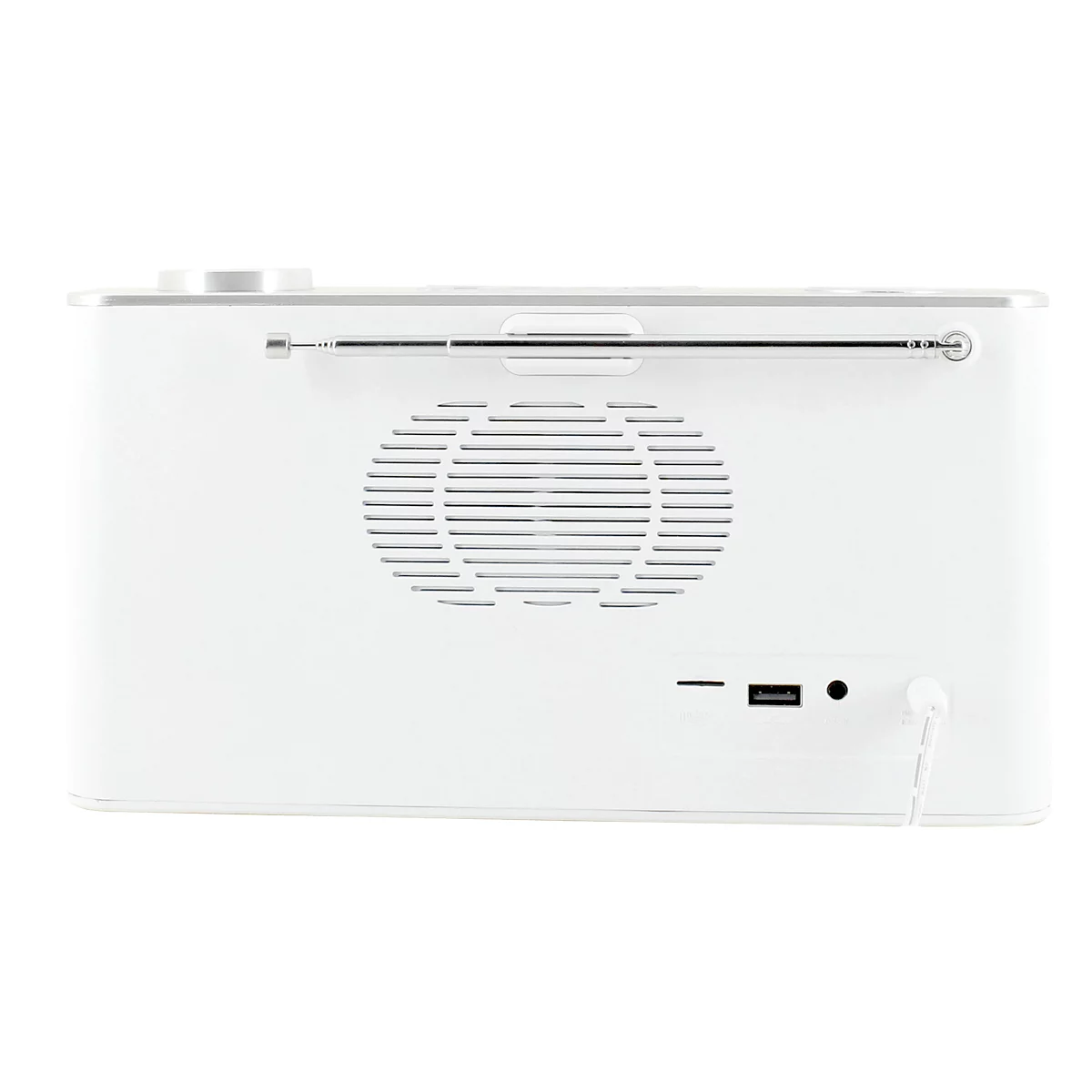 Digitalradio Soundmaster DAB700WE, DAB+/UKW, mit MP3, USB/Micro SD/Bluetooth, 20 Festsenderspeicher, B 240 x T 80 x H 140 mm, weiß