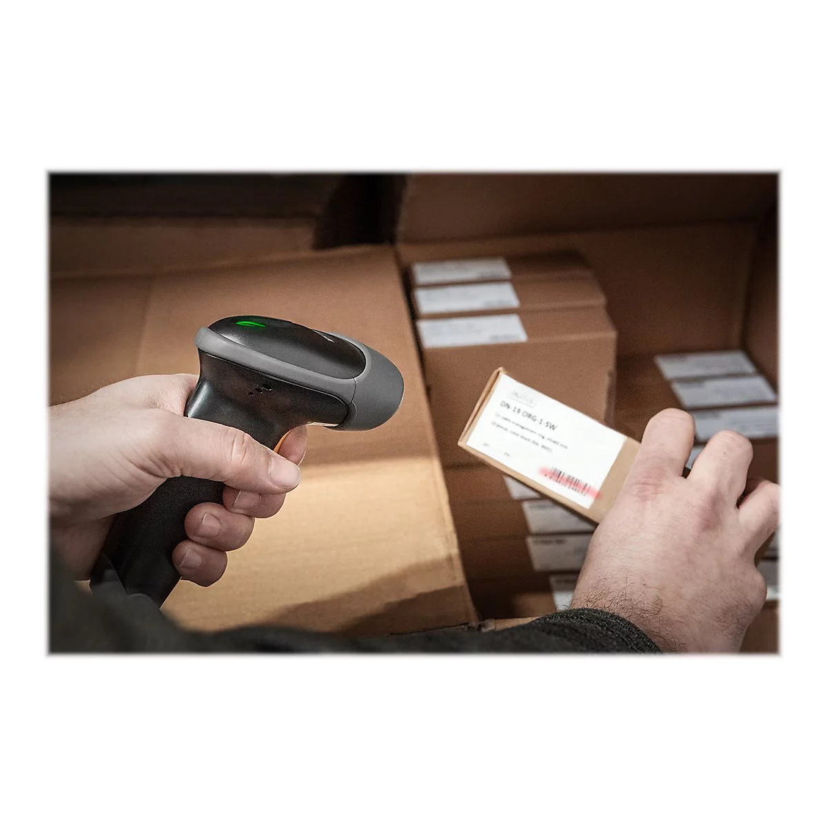 DIGITUS - Barcode-Scanner - Handgerät - Linear-Imager - 200 Scans/Sek. - decodiert