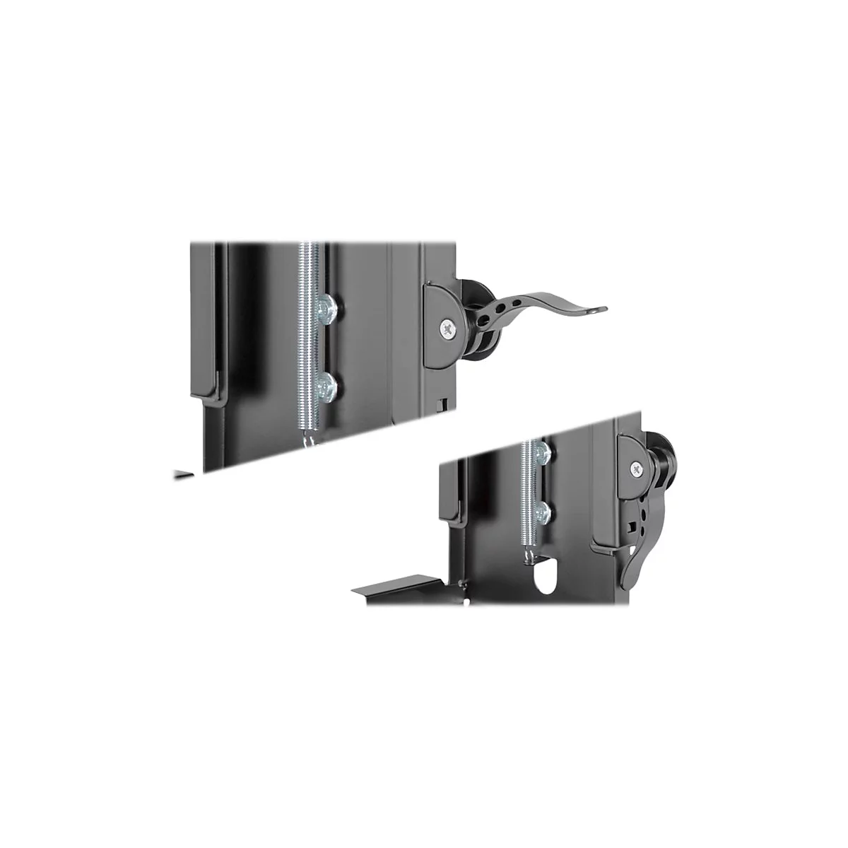 DIGITUS - Befestigungskit (Halter) - Easy-Locking - für Personal-Computer - Stahl - Schwarz