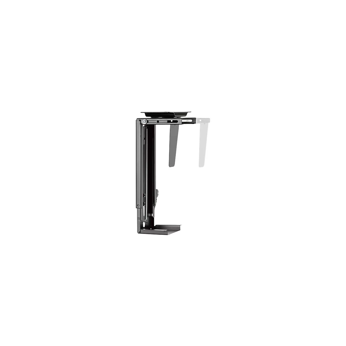 DIGITUS - Befestigungskit (Halter) - Easy-Locking - für Personal-Computer - Stahl - Schwarz