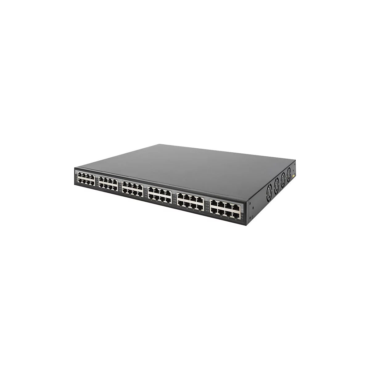 DIGITUS DN-95117 - Power Injector (in Rack montierbar/extern) - Wechselstrom 100-240 V - 370 Watt - Ausgangsanschlüsse: 24 - 1U