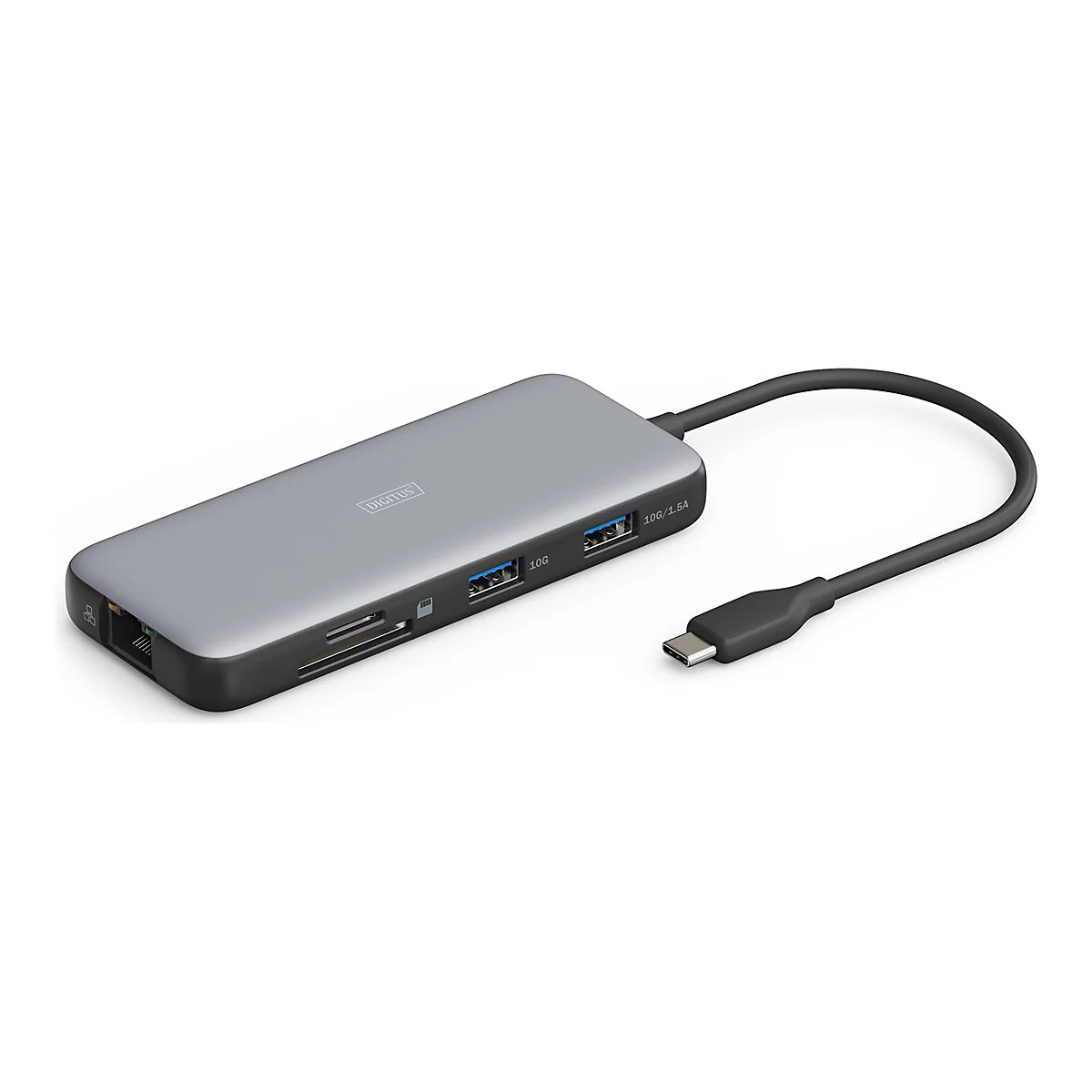 DIGITUS - Dockingstation - USB-C 3.2 Gen 2 - HDMI - 1GbE