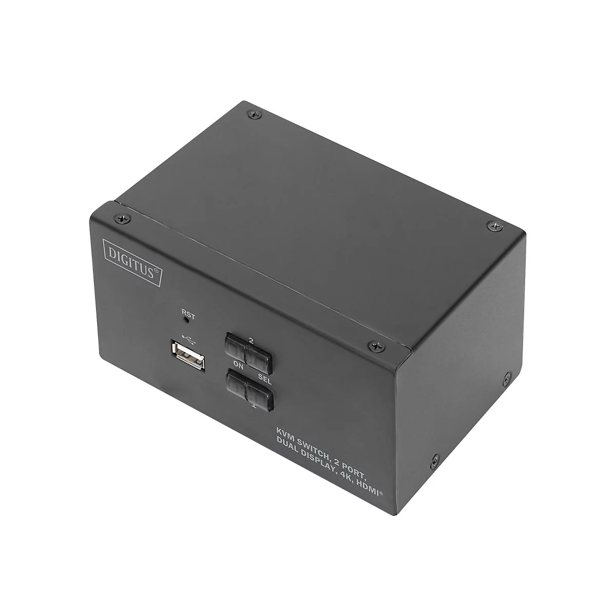 DIGITUS DS-12860 - KVM-/Audio-/USB-Switch - 2 Anschlüsse