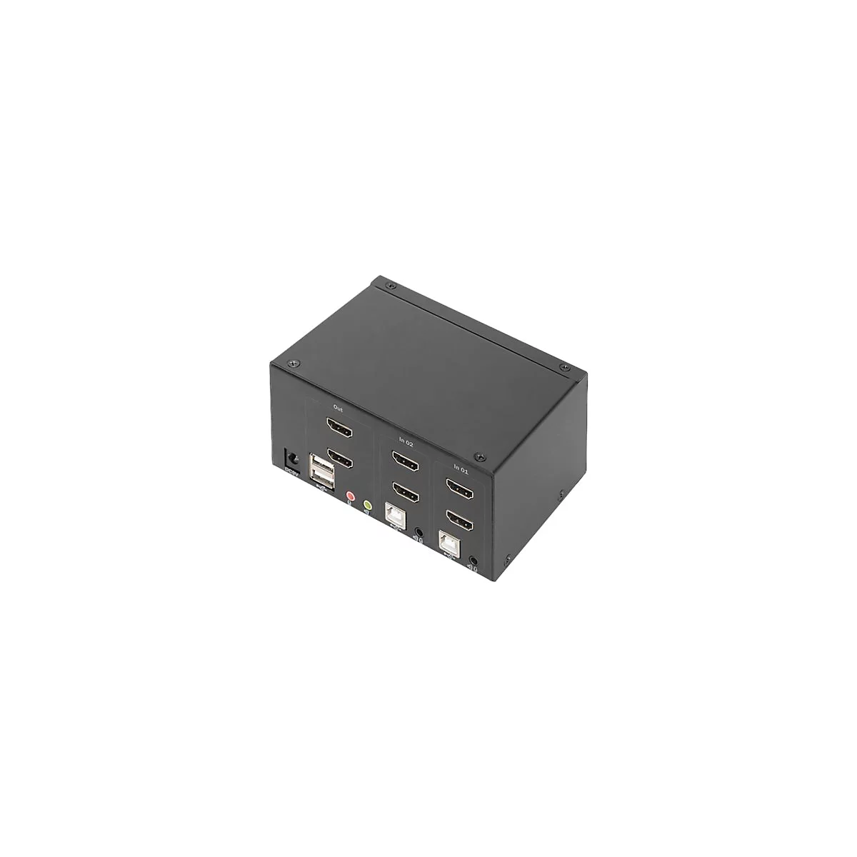 DIGITUS DS-12860 - KVM-/Audio-/USB-Switch - 2 Anschlüsse