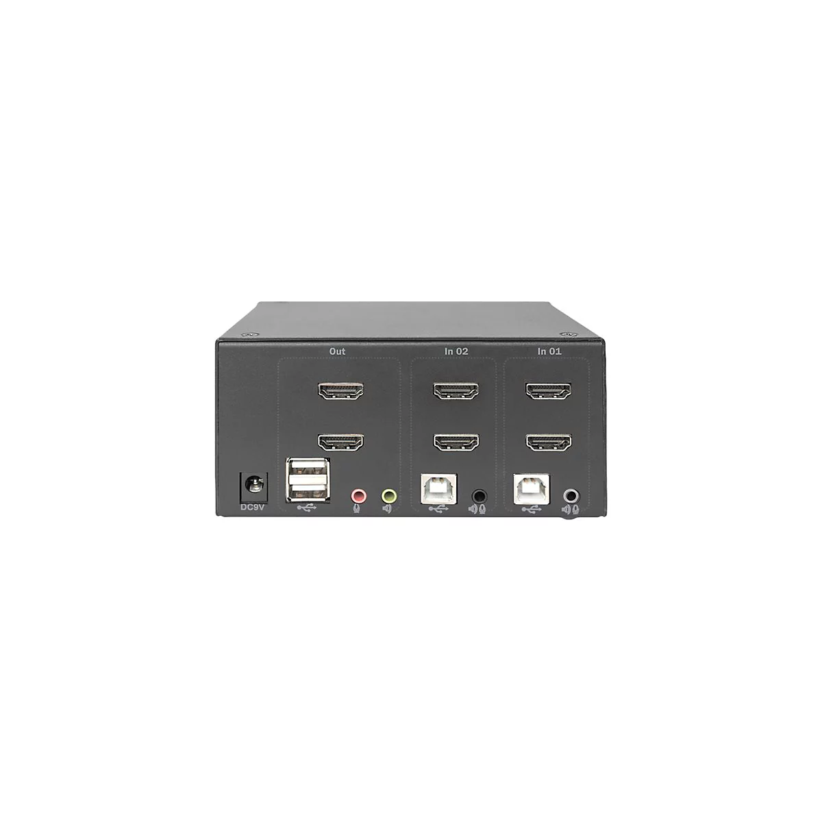 DIGITUS DS-12860 - KVM-/Audio-/USB-Switch - 2 Anschlüsse