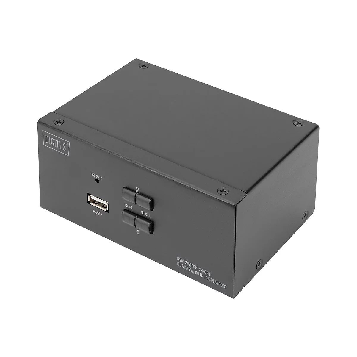 DIGITUS DS-12862 - KVM-/Audio-/USB-Switch - 2 x KVM port(s) - 1 lokaler Benutzer - Desktop