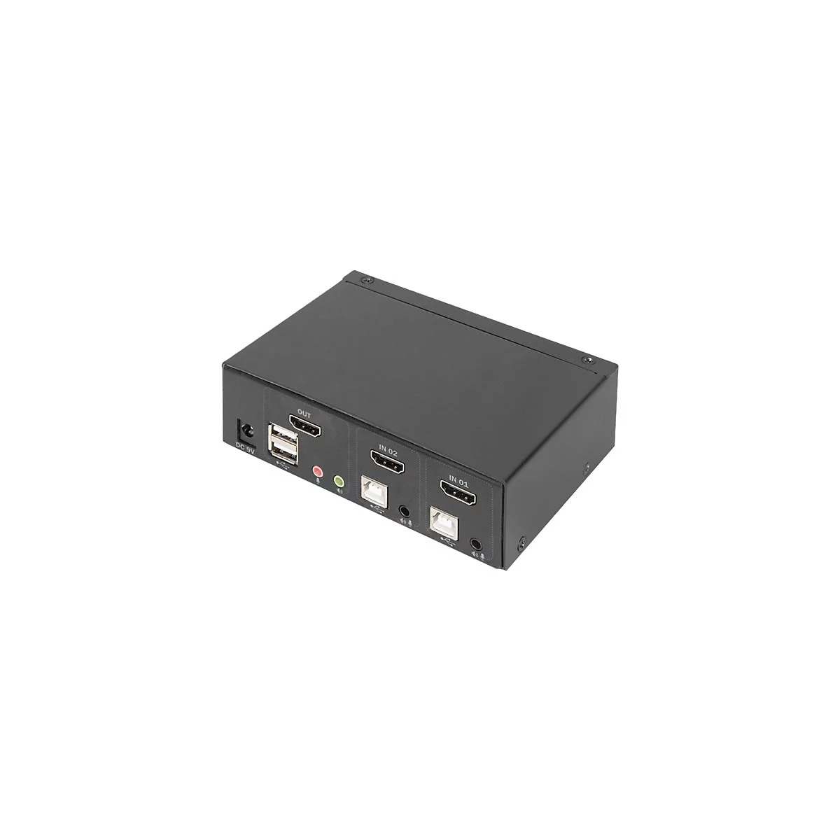 DIGITUS DS-12870 - KVM-/Audio-/USB-Switch - 2 Anschlüsse