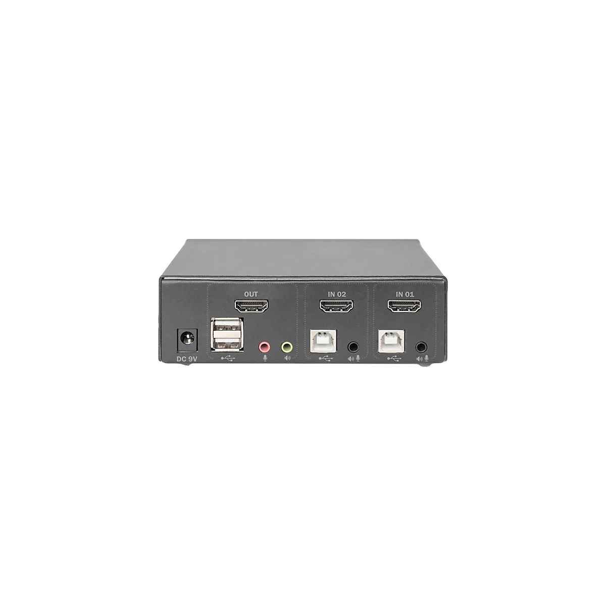 DIGITUS DS-12870 - KVM-/Audio-/USB-Switch - 2 Anschlüsse