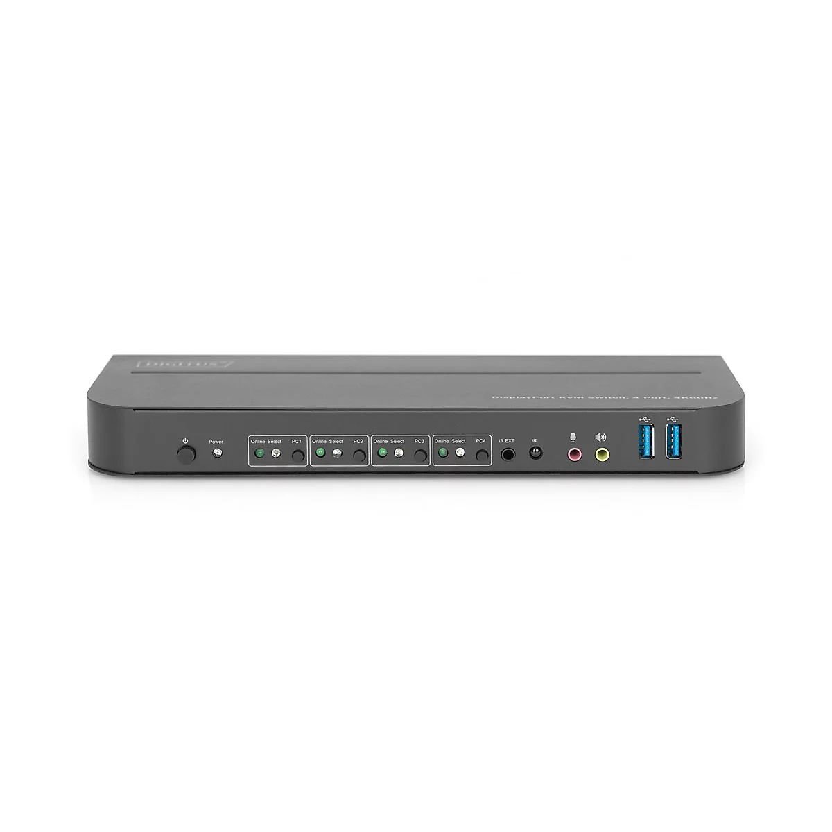 DIGITUS - KVM-/Audio-Switch - 4 x KVM/Audio - 1 lokaler Benutzer - Desktop