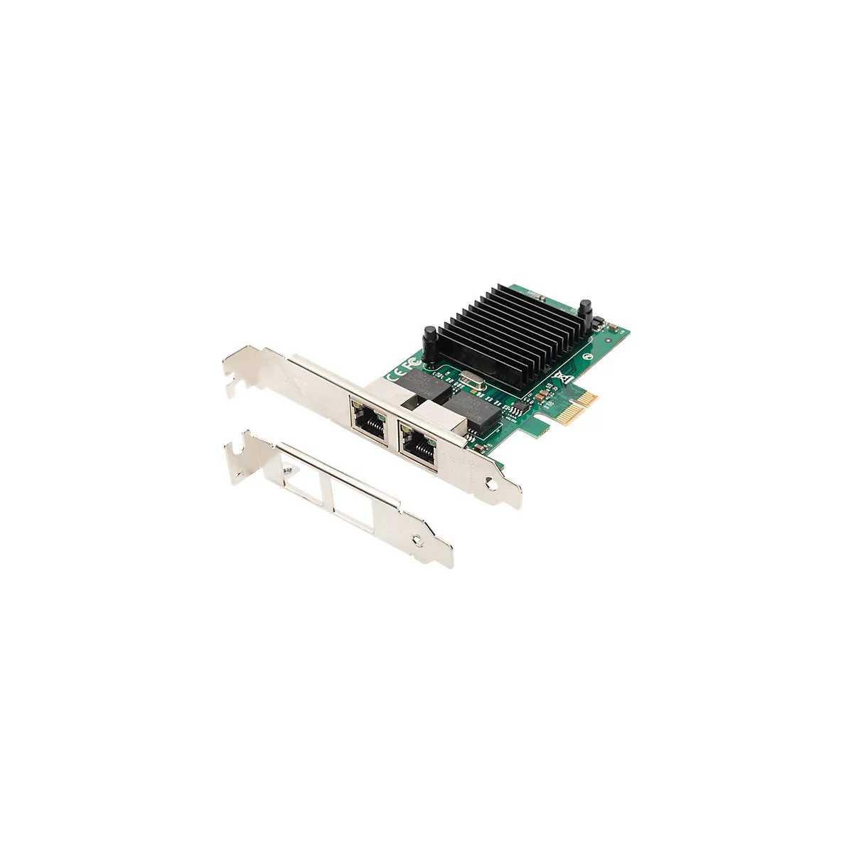 DIGITUS - Netzwerkadapter - PCIe 1.1 - Gigabit Ethernet x 2