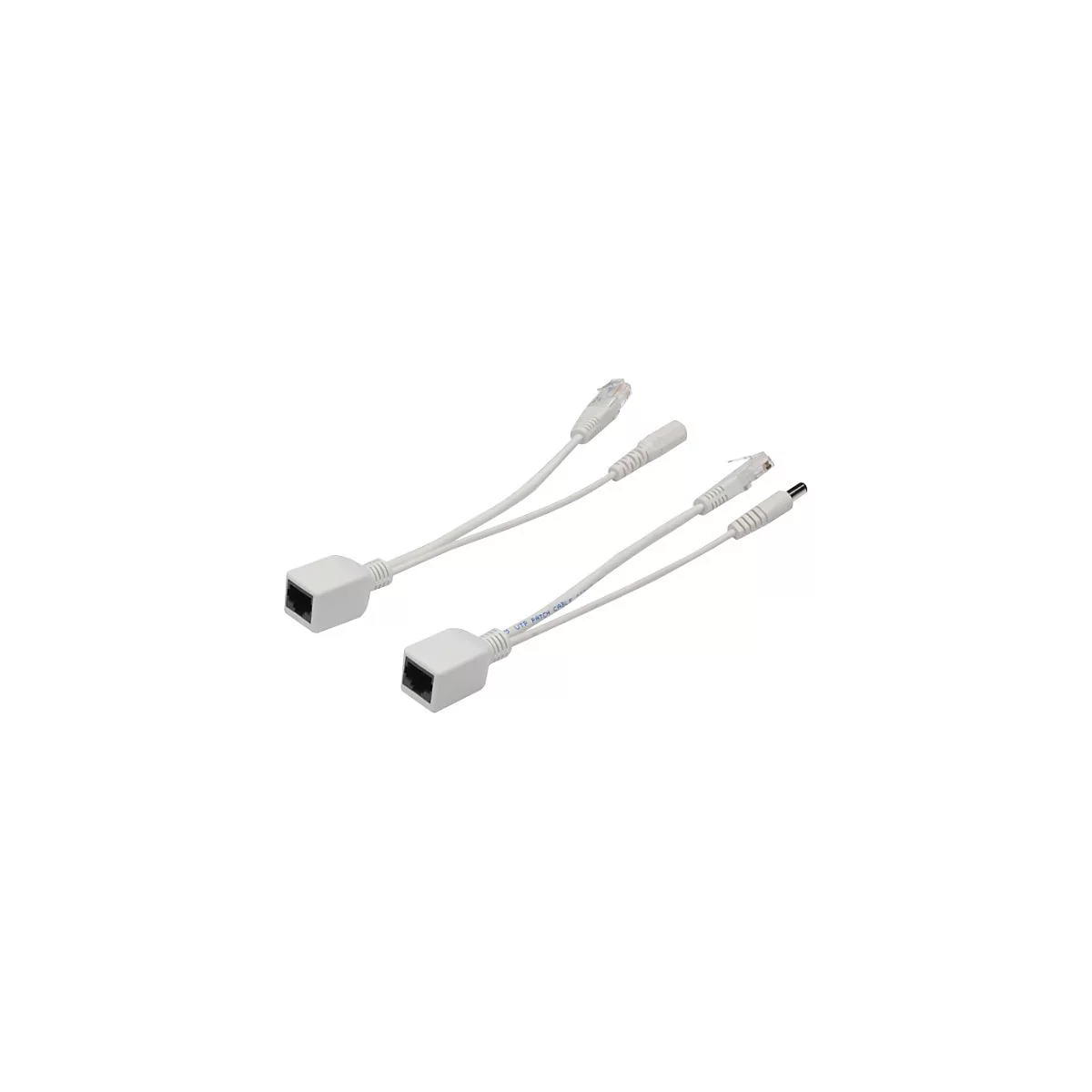 DIGITUS Passive PoE cable kit DN-95001 - Power-over-Ethernet (PoE) Kabelkit - Gleichstromstecker 5,5 mm - CAT 5e