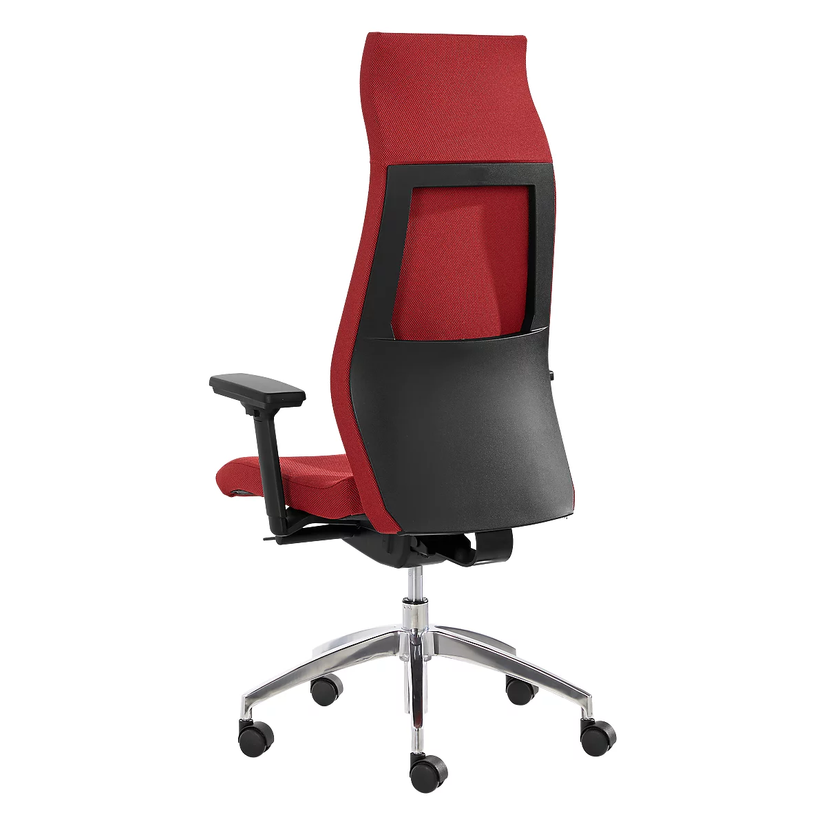 Directiestoel ENERGY, met armleuningen, synchroonmechanisme, CLIMATEX®-bekleding, rood
