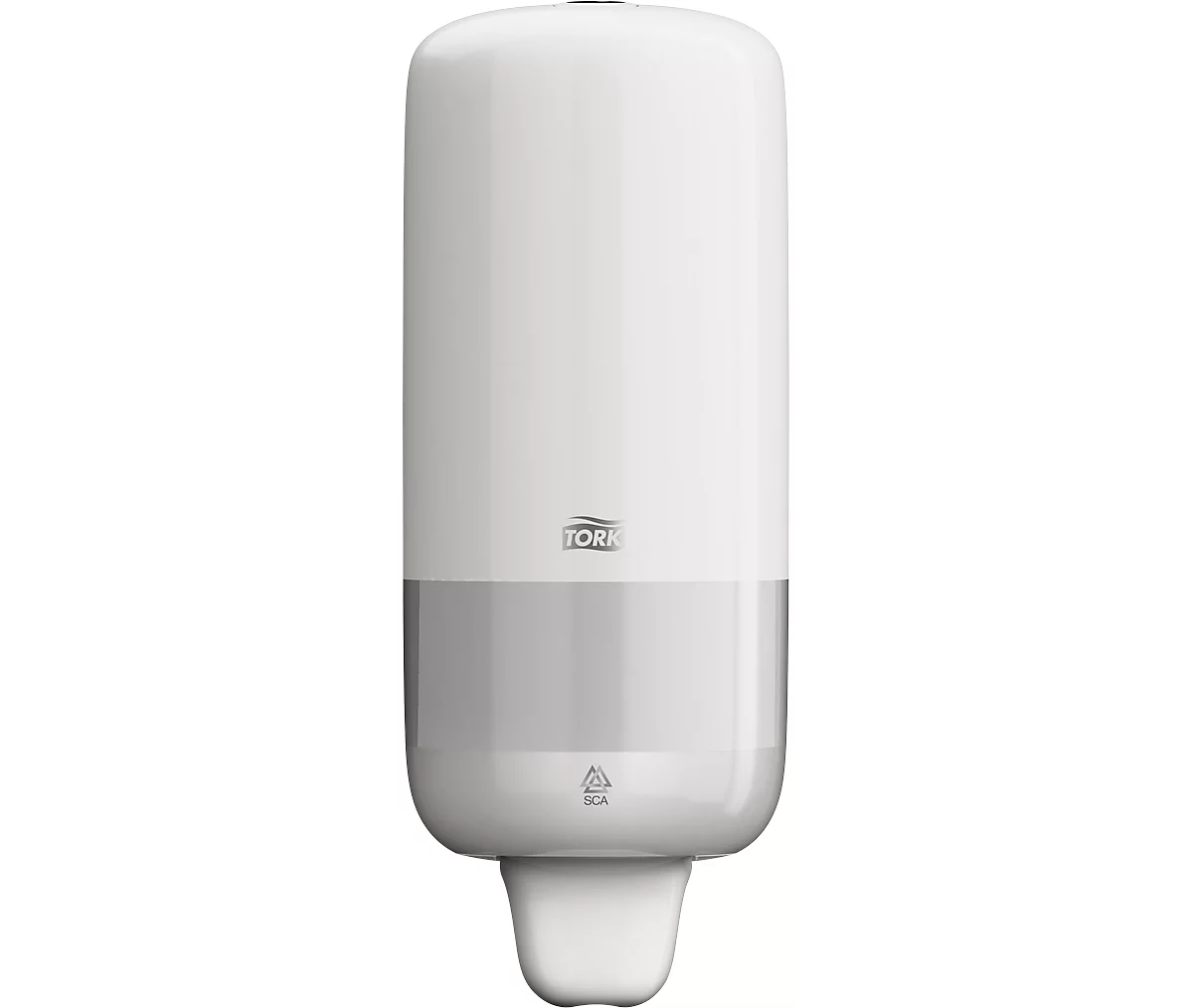 Dispensador Tork® 560000, para jabón líquido y gel desinfectante, certificado 'Easy to use', plástico, blanco