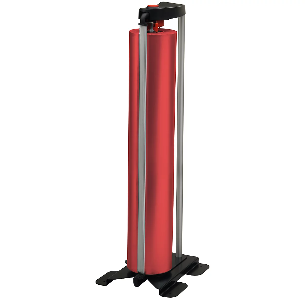 Dispensador vertical Rocholz Vario 145, ancho 243 x fondo 290 x alto 860 mm, para rollos de hasta 750 mm de ancho y Ø 240 mm