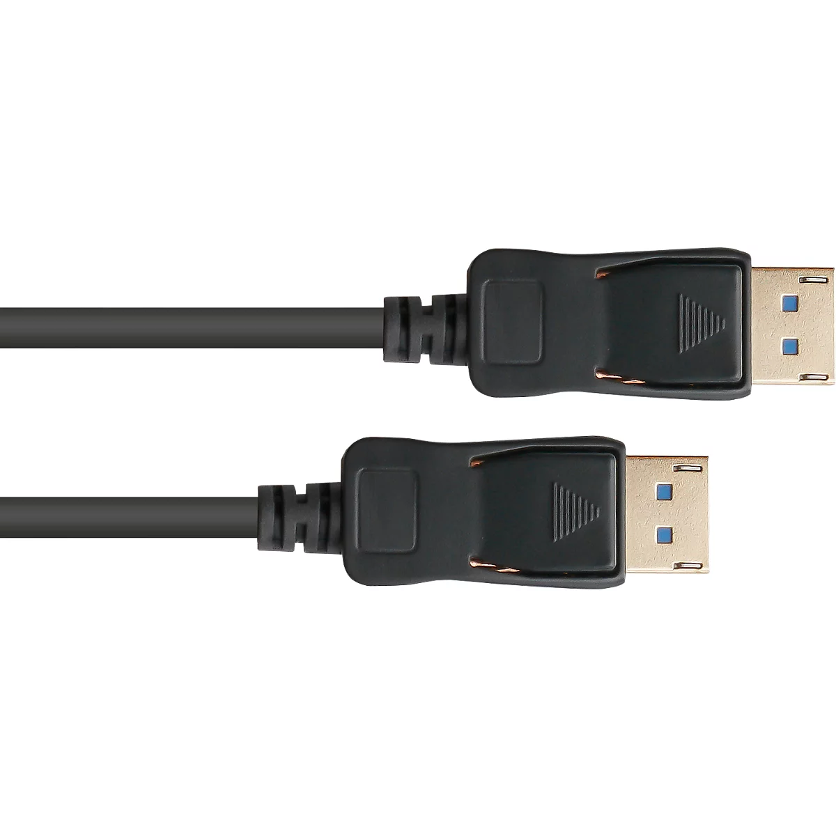 DisplayPort 2.0 kabel Goede verbindingen, tot 8K, tot 54 Gbit/s, koperdraden, vergrendelingsbeveiliging, lengte 2 m, zwart