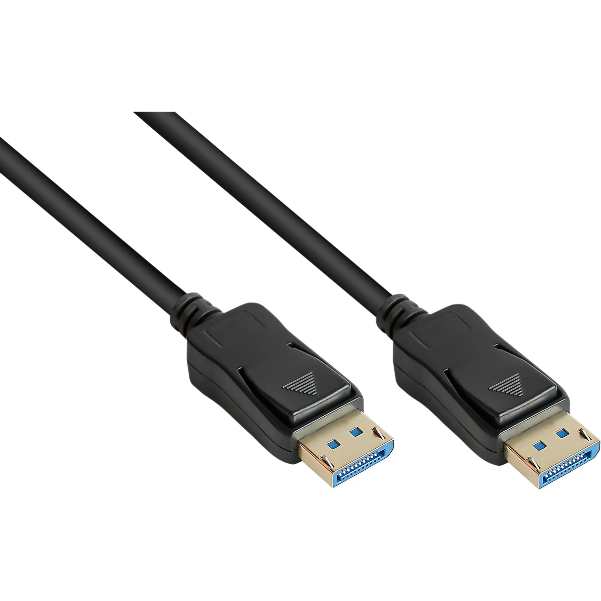 DisplayPort 2.0 kabel Goede verbindingen, tot 8K, tot 54 Gbit/s, koperdraden, vergrendelingsbeveiliging, lengte 3 m, zwart