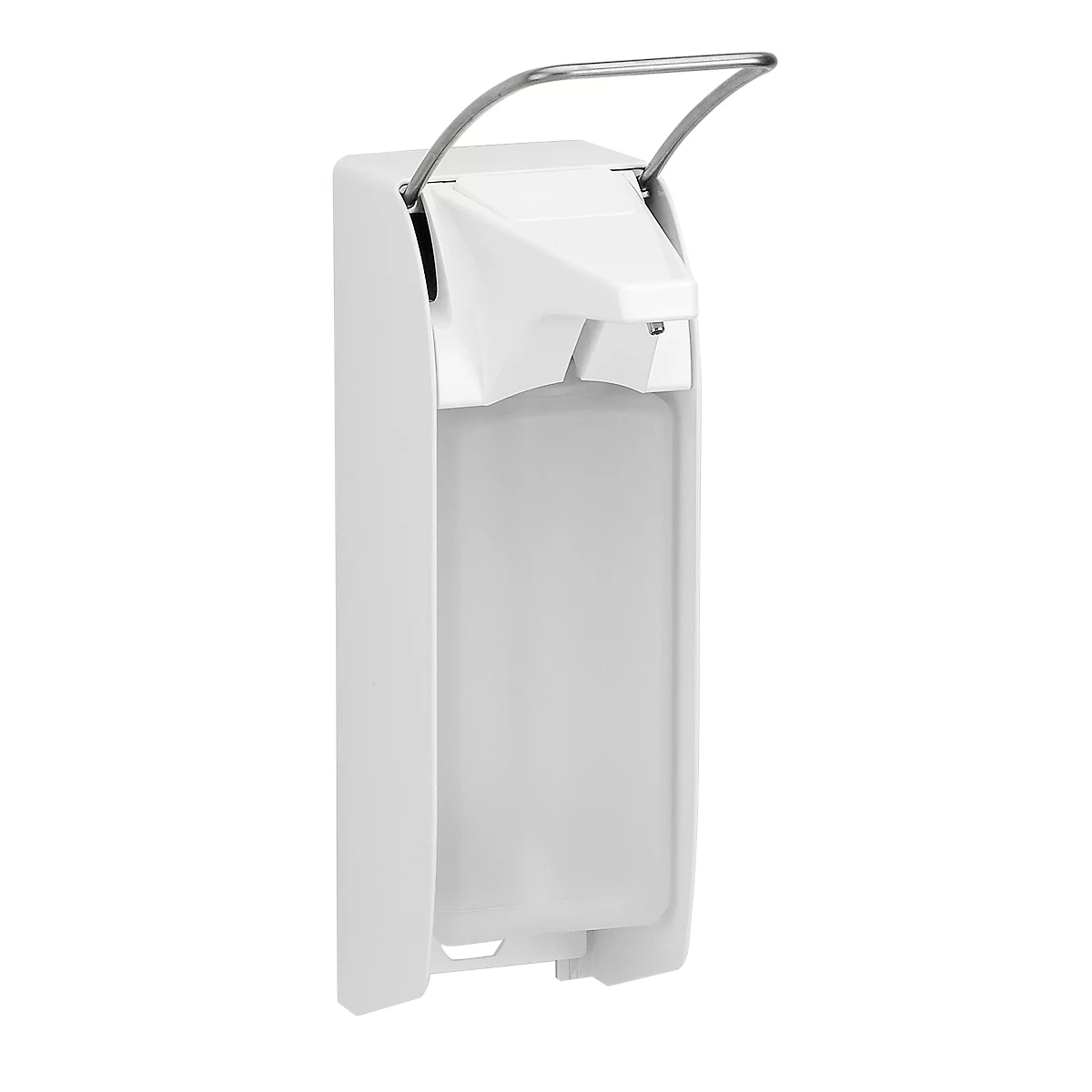Distributeur de savon et de désinfectant Ingo-man plus, 1000 ml, y compris le flacon vide, blanc