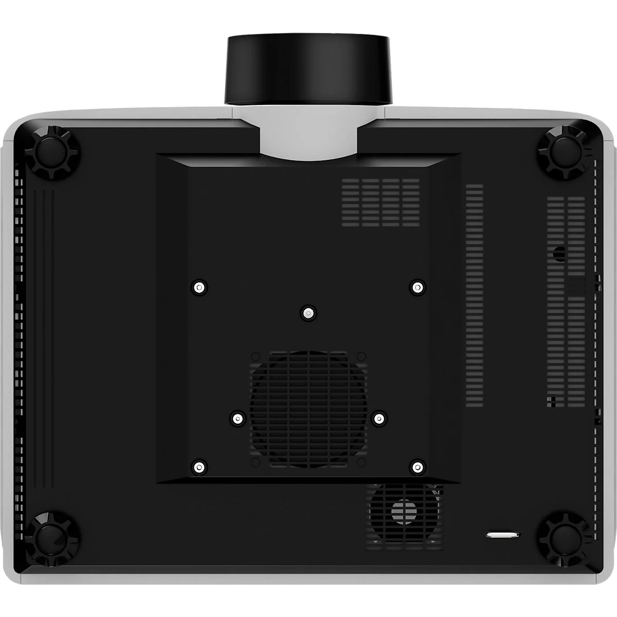 Grey outline of a camera on a white background.