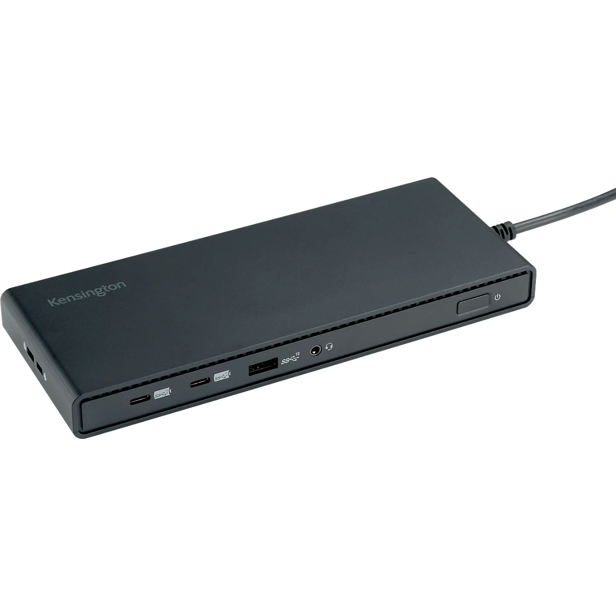Docking station Kensington SD4842P USB-C Triple Video, 100 W, 4K, 1080 px, voor maximaal 3 monitoren, DisplayPort/HDMI/USB/LAN/Audio, PCR, zwart