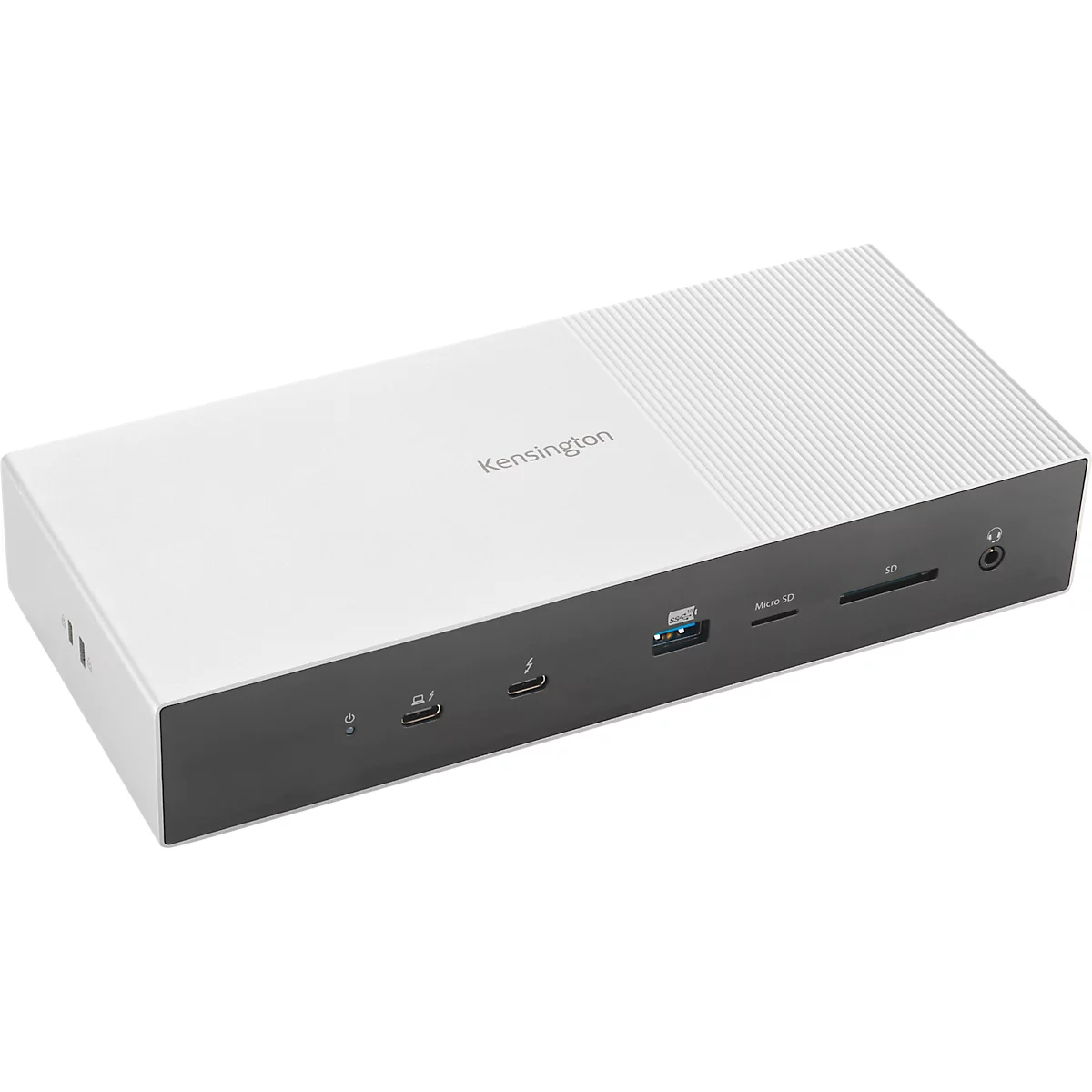 Dockingstation Kensington SD5000T5 EQ, bis 140 W, bis 80 Gbit/s, kompatibel mit Thunderbolt, USB4 und USB-C, PCR-Aluminium