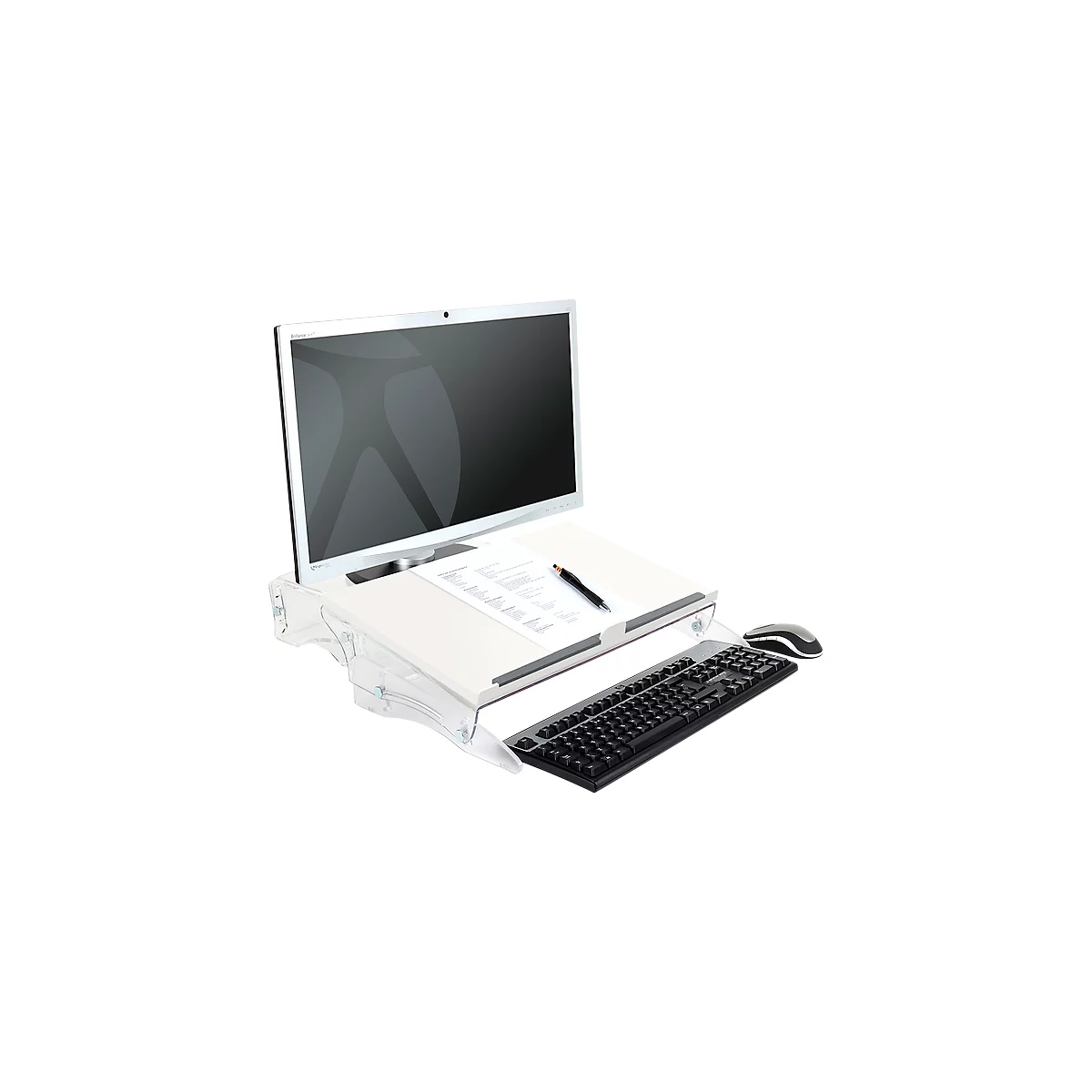 Documentenhouder Flex Desk 630 New, in hoogte verstelbaar, met opbergvak